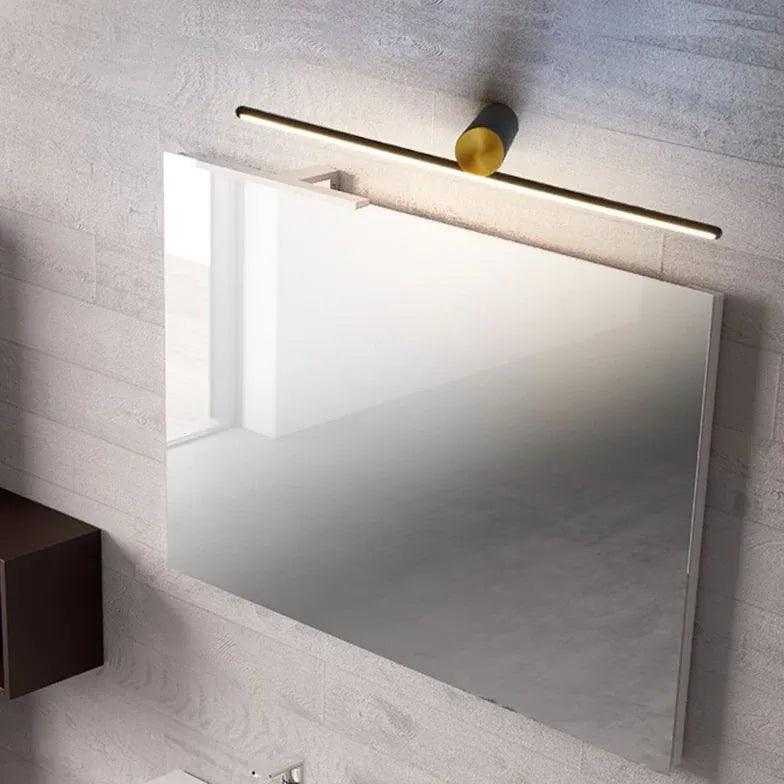 Dimmable Modern LED Bathroom Mirror Lights - Adjustable Vanity Lighting for Makeup & Shaving - Waterproof Bathroom Light Fixture with Touch Control