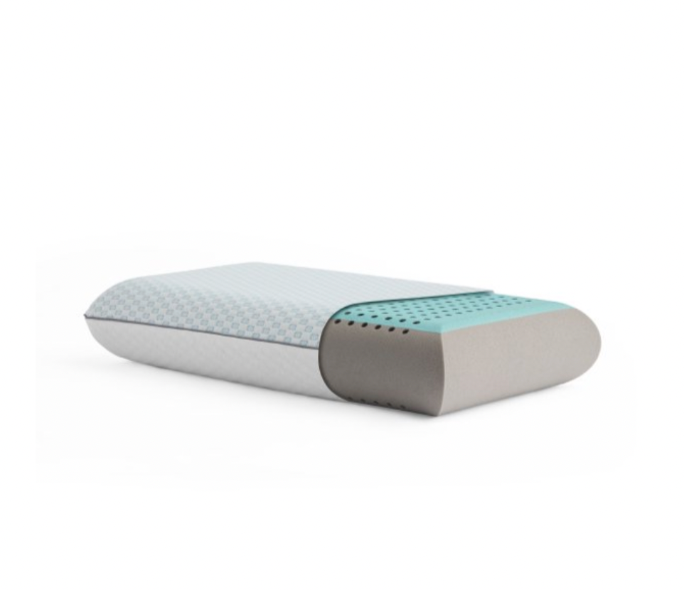 Malouf Bamboo Charcoal Pillow with Cooling Cover - Hypoallergenic & Breathable Pillow for Side, Back & Stomach Sleepers - Perfect for Hot Sleepers & Allergy Relief