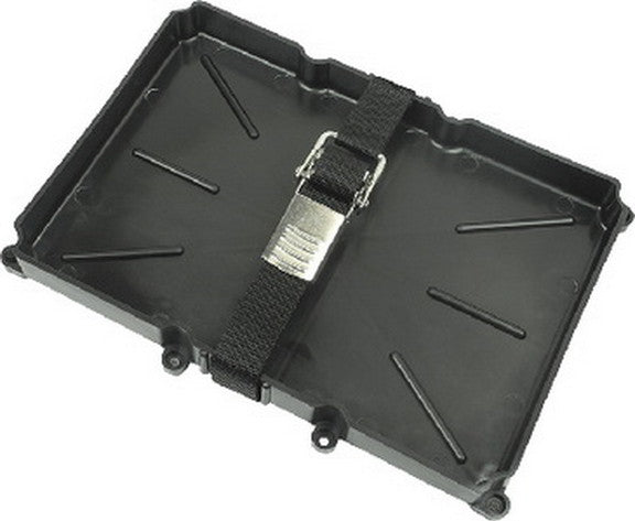 Seachoice 29/31 Series Marine Battery Tray with Stainless Steel Buckle - Secure Boat Battery Storage for Fishing & Boating