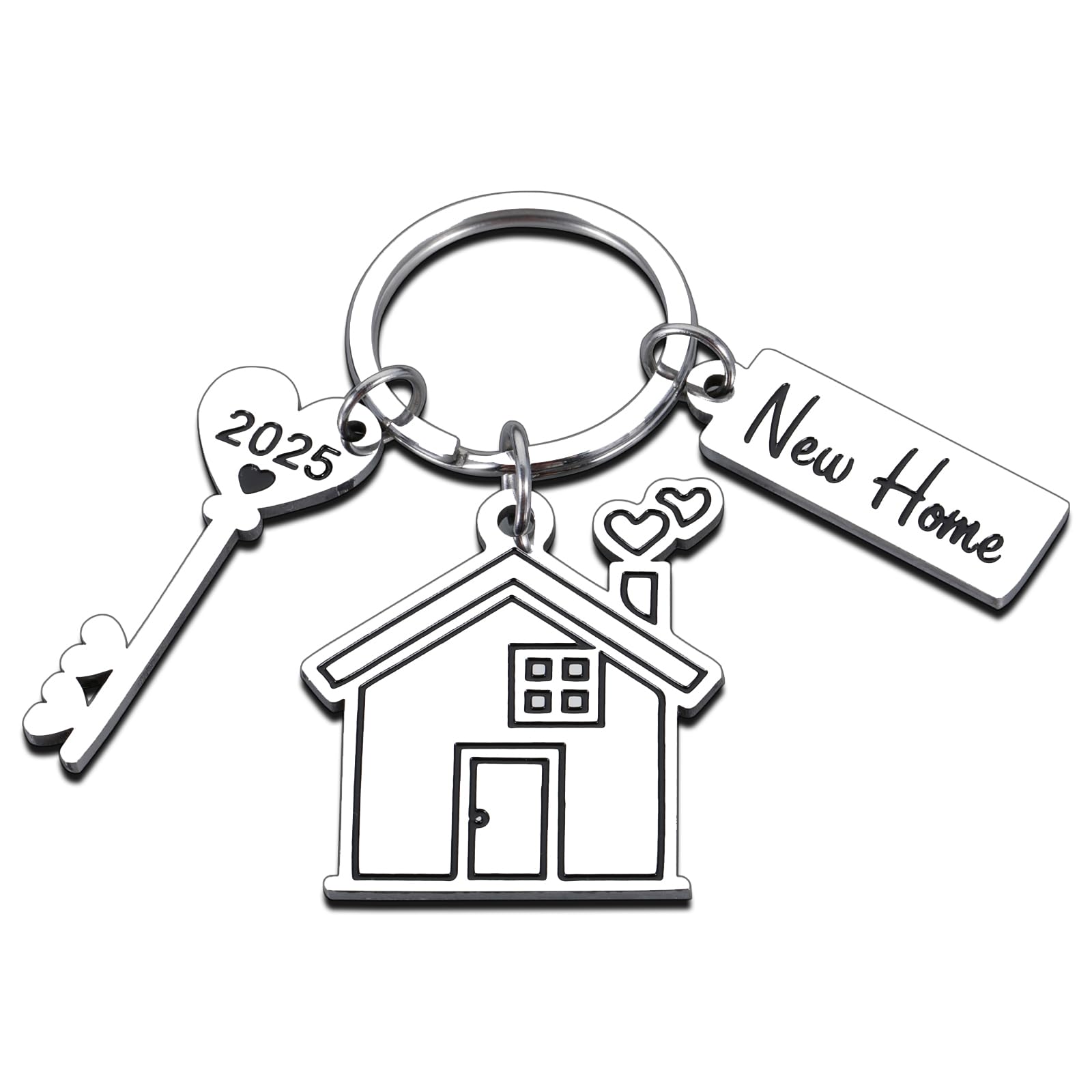 2025 Housewarming Keychain Gift Set - Unique New Home Gifts for Women, Men & Couples | Thoughtful Moving-In Presents for Homeowners | Perfect for Apartment Warming & House Essentials | Ideal for Housewarming Parties & New Home Decor