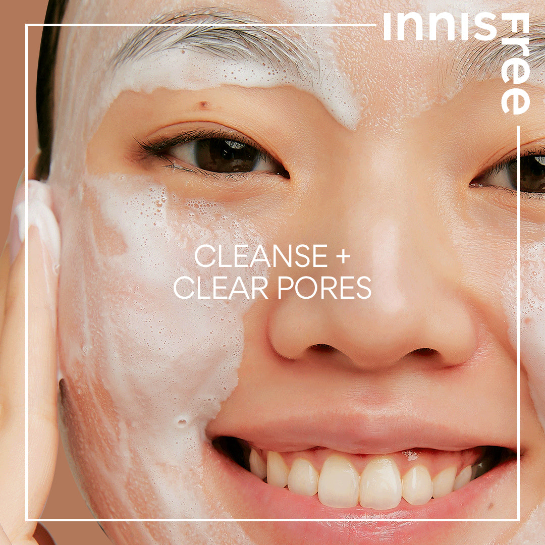 Volcanic BHA Pore Cleansing Foam - Deep Cleansing Face Wash for Acne & Blackheads - Perfect for Oily & Combination Skin - Morning & Night Skincare Routine