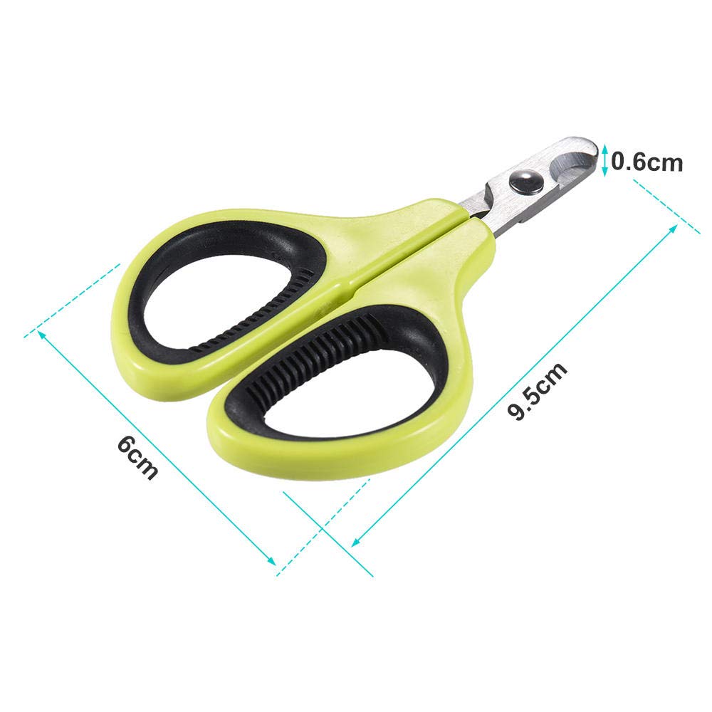 Premium Pet Nail Clipper - Safe Cat & Dog Nail Trimmer for Puppy, Kitten, Rabbit, Bird & Small Animals (1-Piece) | Gentle Grooming Tool for Home Pet Care & Professional Use