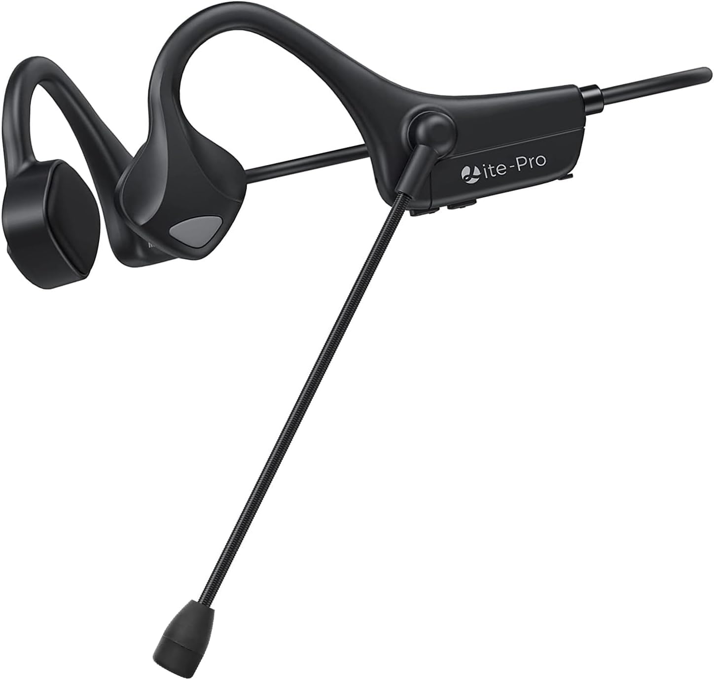 Wireless Bluetooth Headset with Microphone - Open Ear Noise Cancelling Headphones, Bluetooth 5.0 Multipoint Connectivity, Sweatproof for Workouts, Driving & Conference Calls | Perfect for Office, Gym & Online Meetings