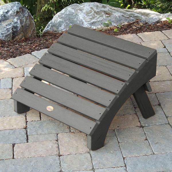 Premium Outdoor Folding Adirondack Ottoman - Waterproof Patio Footrest & Garden Lounge Chair Accessory for Deck, Poolside & Backyard Relaxation