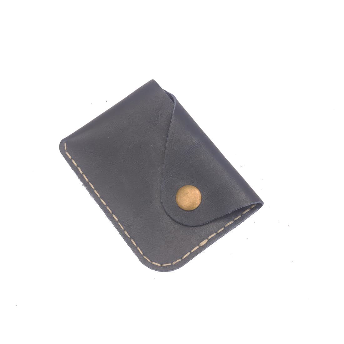 Upgraded Minimalist Card Holder - Handmade Thin Wallet with Multiple Card Slots, RFID Protection (Dark Blue) | Perfect for Everyday Carry, Travel & Business Use