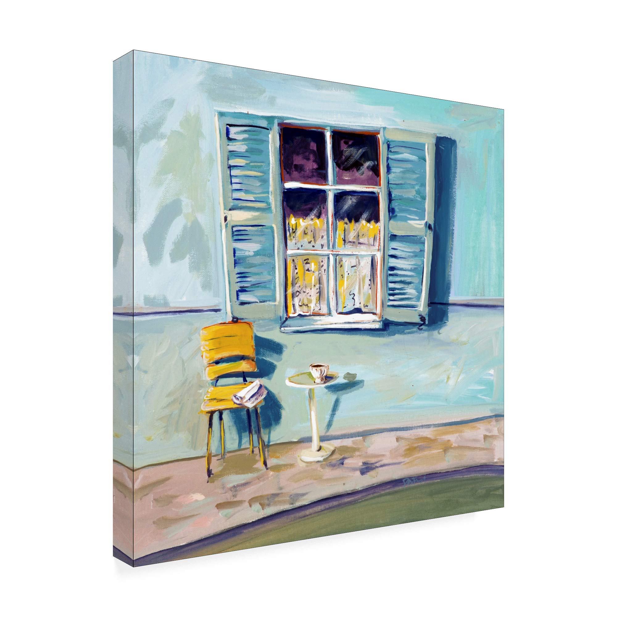 Trademark Fine Art 35x35 Window I by Patricia A. Reed - Premium Canvas Wall Art for Living Room, Bedroom & Office Decor
