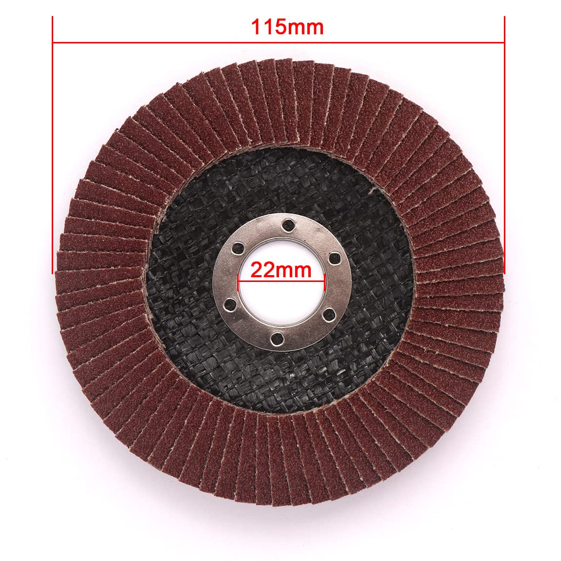ATOPLEE 10-Pack 125mm Flap Discs for Angle Grinder - 40 Grit Abrasive Sanding Wheels for Metal, Wood & Paint Removal - Perfect for Grinding, Polishing & Surface Prep
