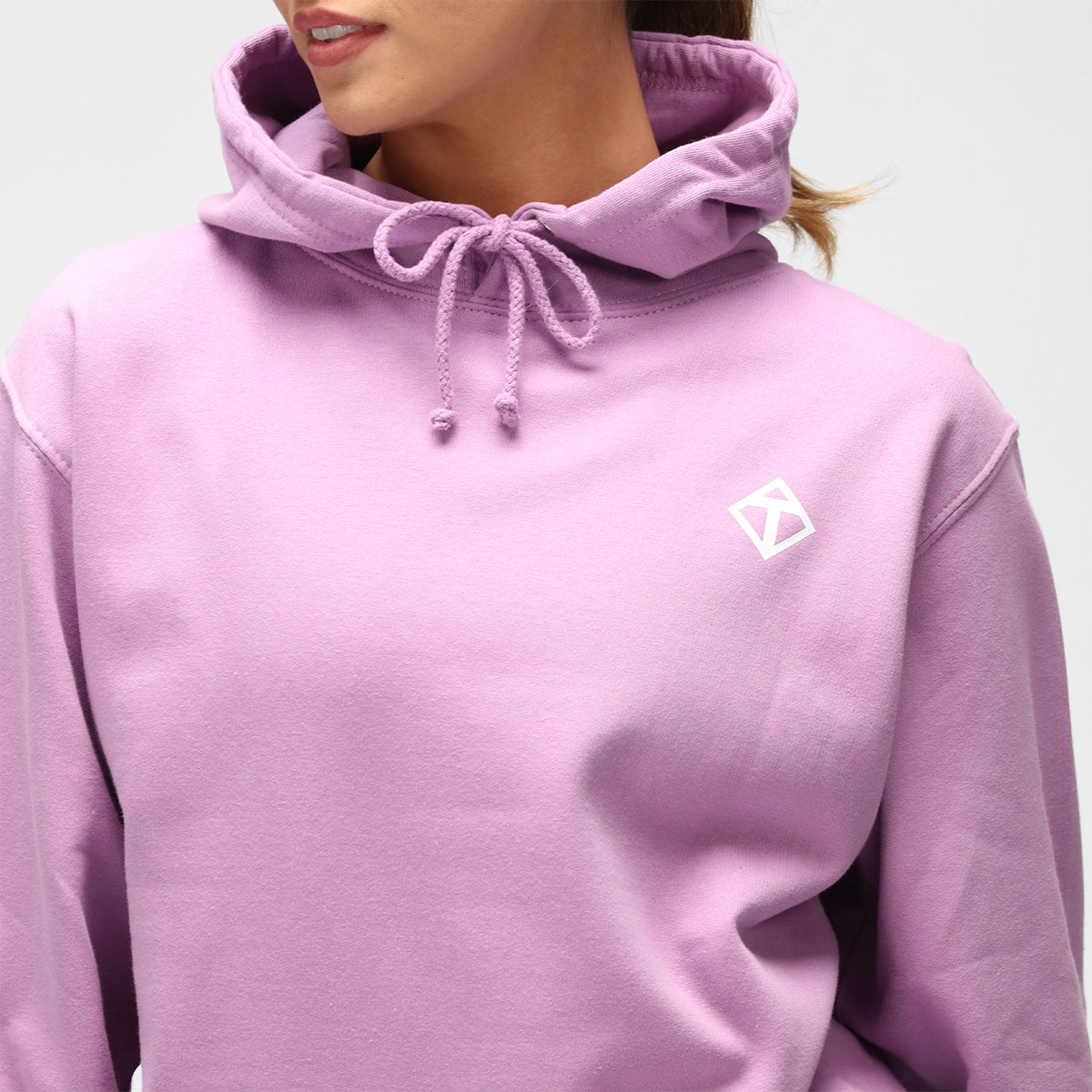 Lavender Diamond Hoodie for Women - Soft Fleece Pullover Sweatshirt with Stylish Design | Perfect for Casual Wear, Gym, and Outdoor Activities