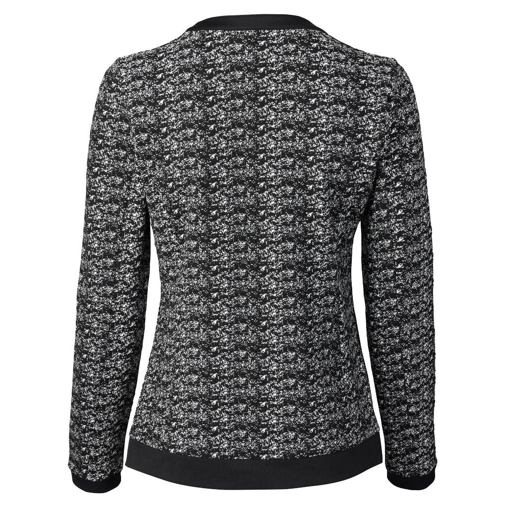Women's Lightweight Waterproof Golf Jacket - Breathable Stretchable Daily Sports Jill Black Windbreaker for Outdoor Golfing & Casual Wear