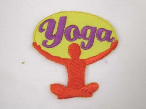 Yoga Pose Iron On Patch Applique - Durable & Vibrant Design for Jackets, Hats, Backpacks - Perfect for Fitness Enthusiasts & Yoga Lovers