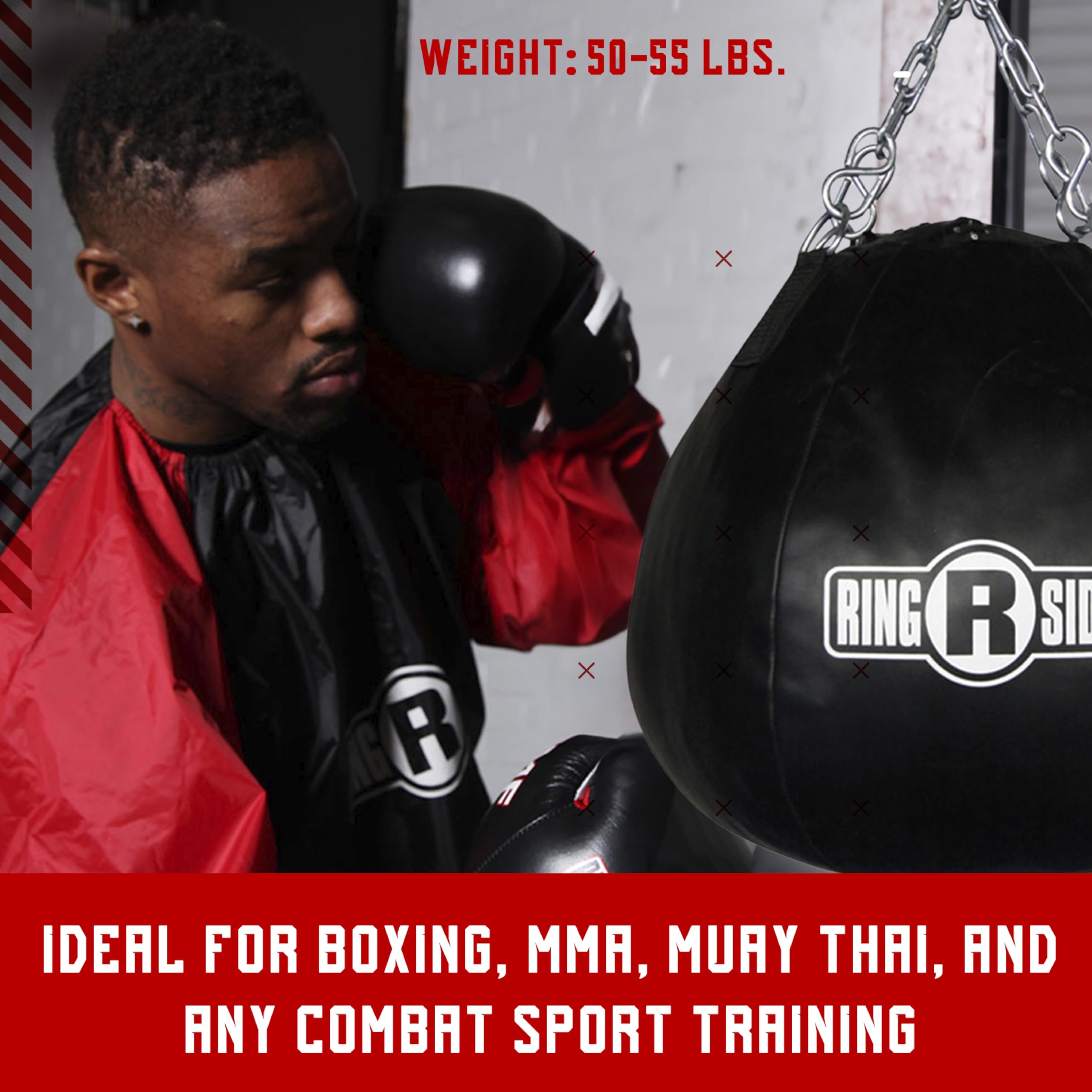 Ringside Head Shot Punching Bag - Boxing Training Equipment for Home & Gym - Improve Speed, Accuracy & Reflexes - Perfect for MMA, Kickboxing & Fitness Workouts
