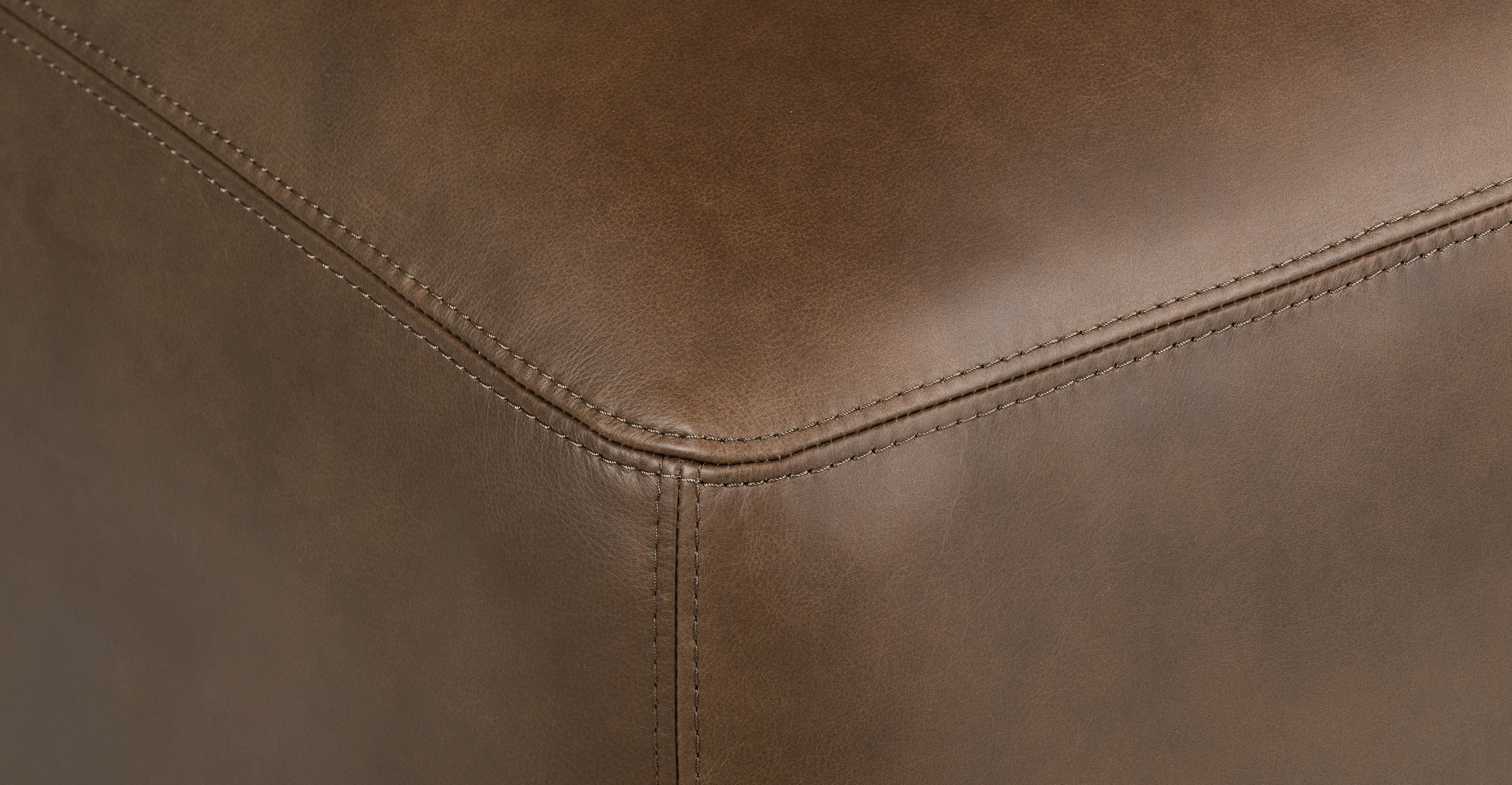 Premium Denver Leather Ottoman - Soft & Durable Footrest, Storage Bench - Perfect for Living Room, Bedroom, Home Decor & Relaxation