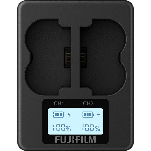 Fujifilm BCW235 Dual Battery Charger Compatible with NPW235 Battery - Fast Charging for Fujifilm Cameras - Perfect for Travel & Professional Photography