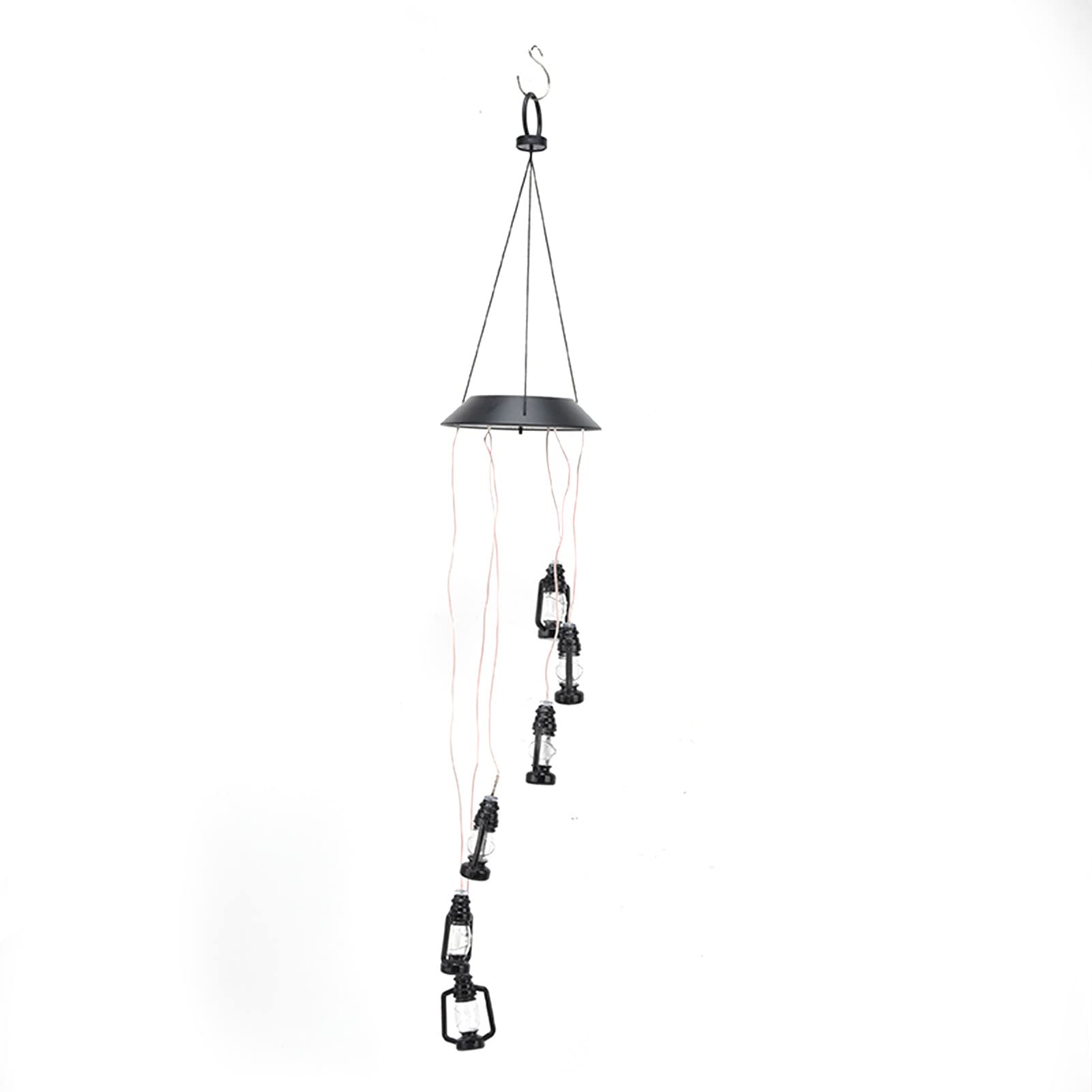 Solar Powered LED Color Changing Wind Chimes - Outdoor Waterproof Musical Decor for Garden, Patio & Courtyard | Energy Saving Decorative Lighting for Relaxing Evenings & Special Occasions