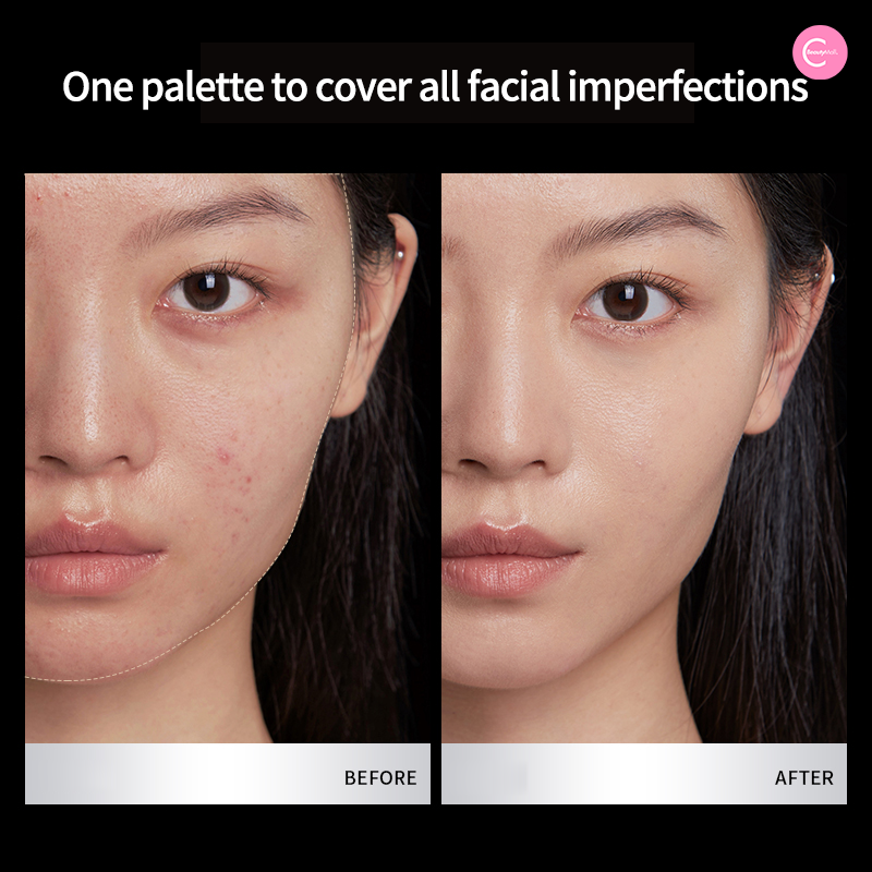 Splasheen Hidden River Custom Concealer & Foundation Palette - Professional Makeup Kit for Flawless Coverage - Perfect for Daily Use, Photo Shoots & Special Events