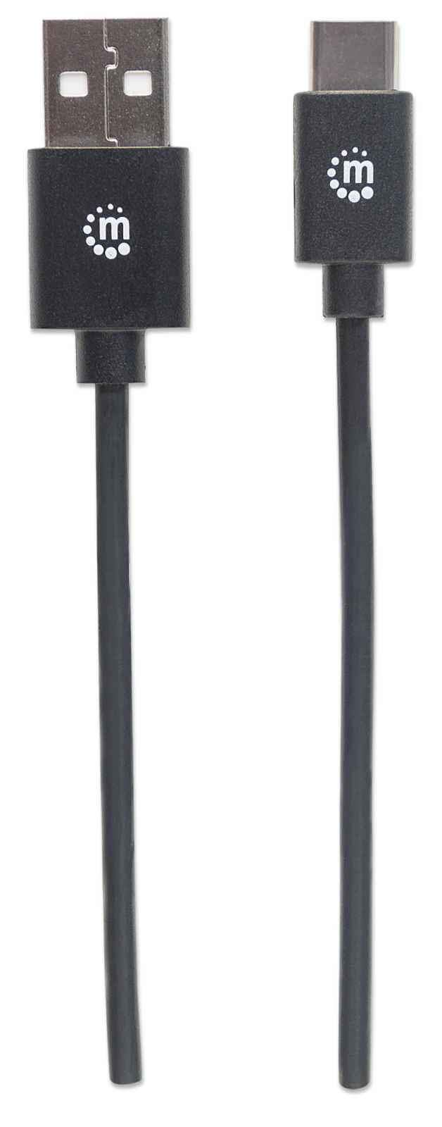 Manhattan Super Speed USB C Cable 3.1 Gen 2 Fast Charging & Data Sync (10Gbps) for iPhone 15, MacBook, iPad, Samsung Galaxy - Perfect for Home, Office & Travel Charging