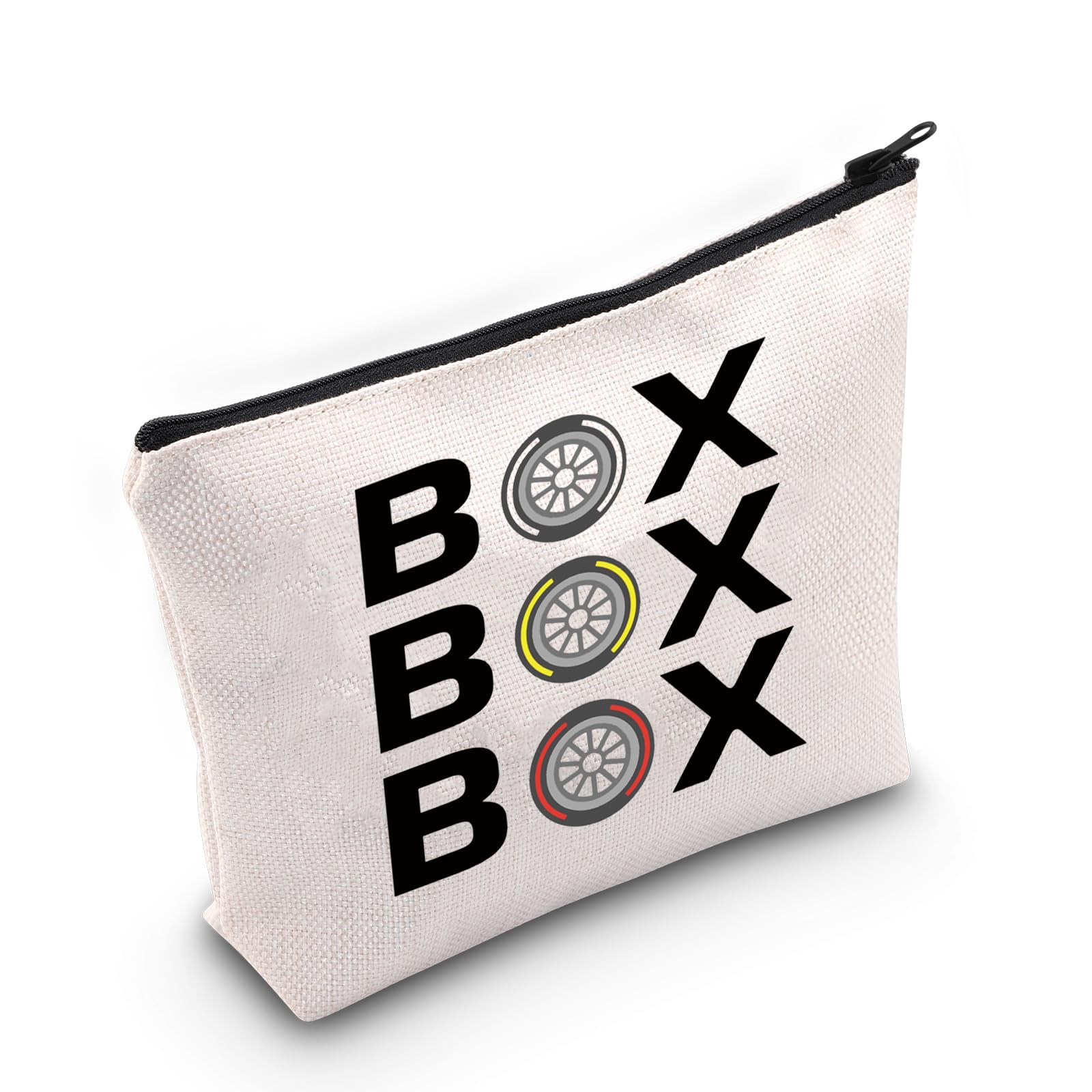 JXGZSO Funny Car Racing Cosmetic Bag - Waterproof Makeup Pouch for Racing Fans | Perfect Gift for Boyfriend, Husband & Car Enthusiasts | Great for Travel, Gym & Daily Use