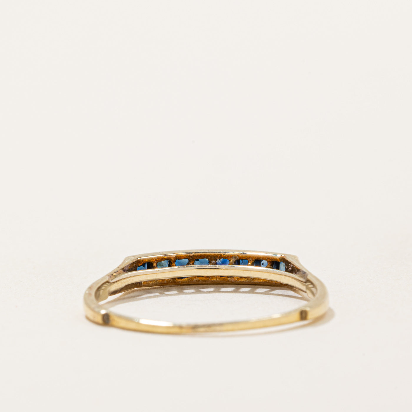 Exquisite High Set Sapphire Ring | 0.40ctw Genuine Blue Sapphire | Size 8 | Perfect for Engagement, Anniversary & Special Occasions