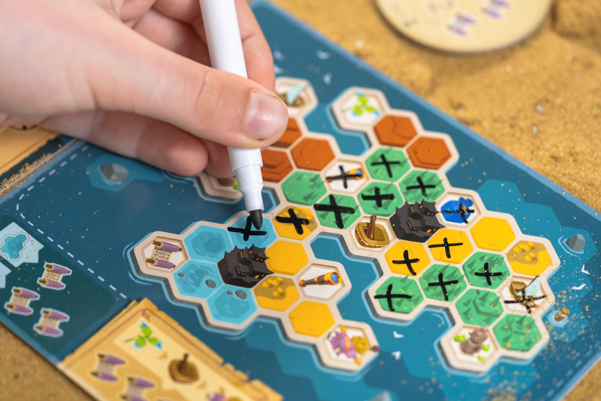 Blackrock Games Rivage - Exploration & Strategy Board Game for 1-5 Players Ages 8+ - Perfect for Family Game Nights