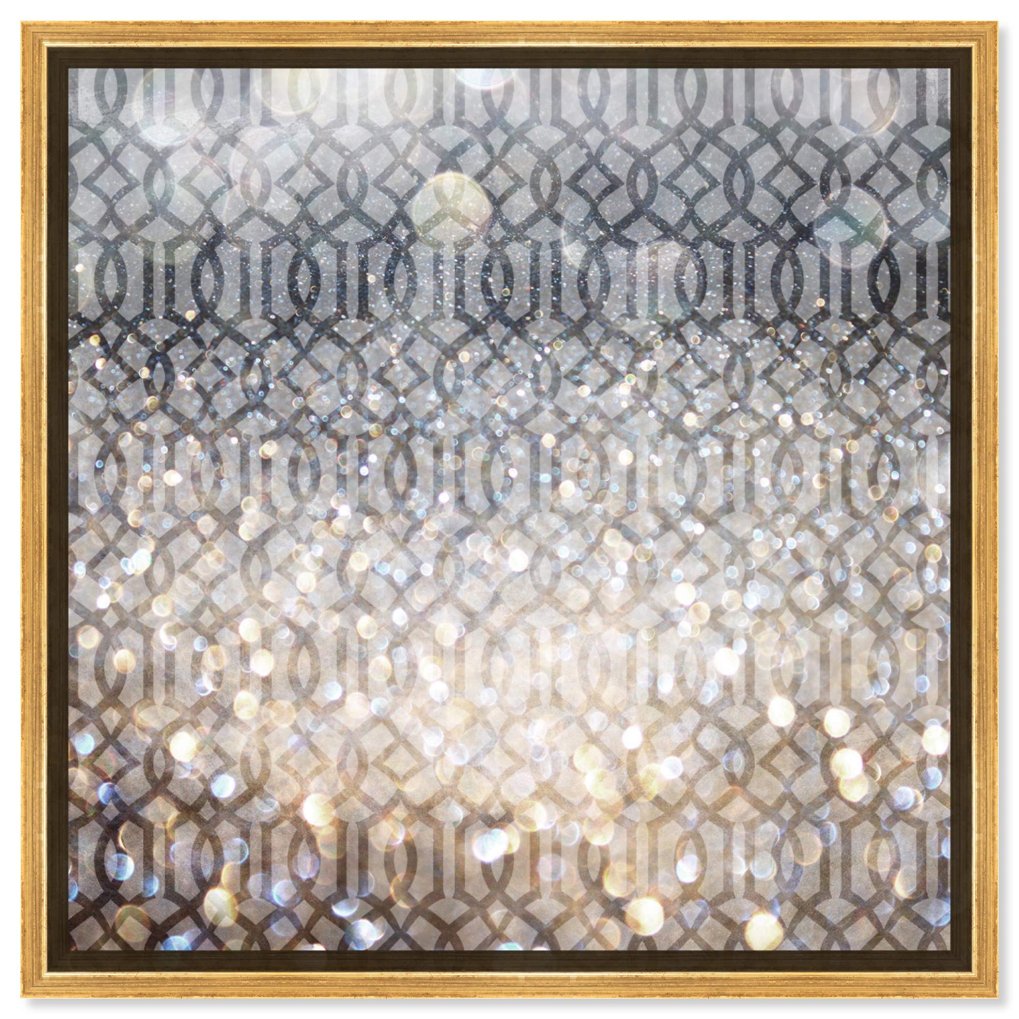 Abstract Framed Wall Art Canvas Prints 'Floresque' Floral Patterns - Modern Home Decor for Living Room, Bedroom & Office