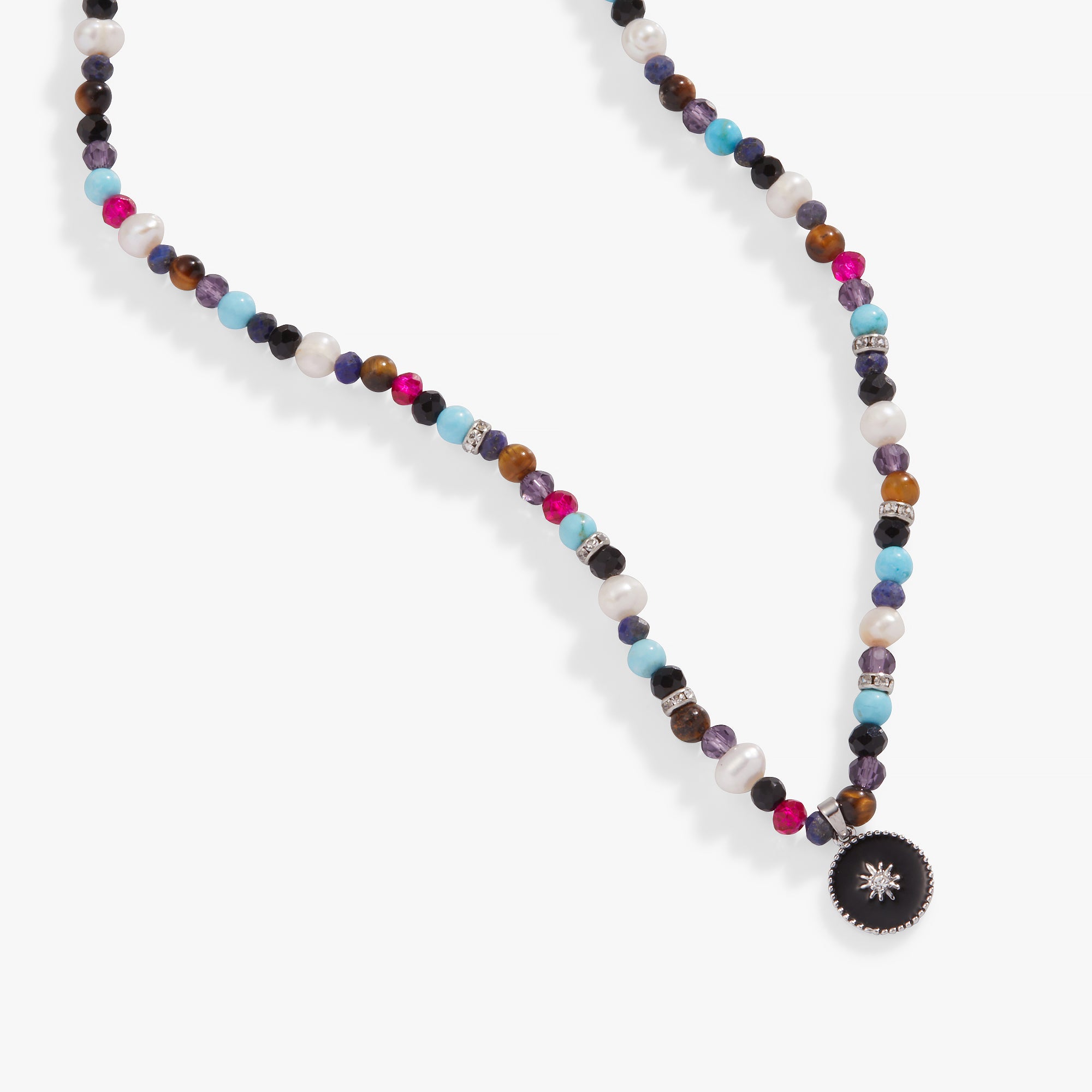 Celestial Beaded Necklace for Women - Elegant Starry Sky Crystal Jewelry - Perfect for Evening Parties, Weddings & Special Occasions