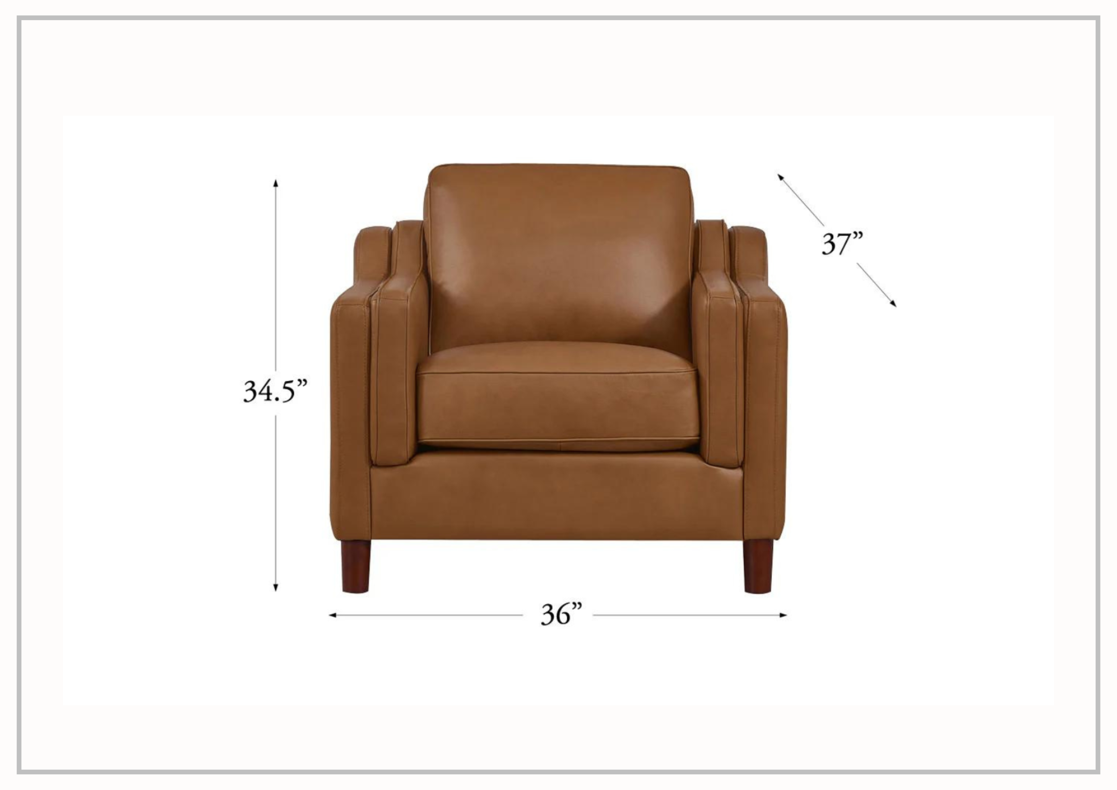 Premium Hydeline Bella Top Grain Leather Chair with Track Arms - Ergonomic Office Chair for Home & Executive Workspaces