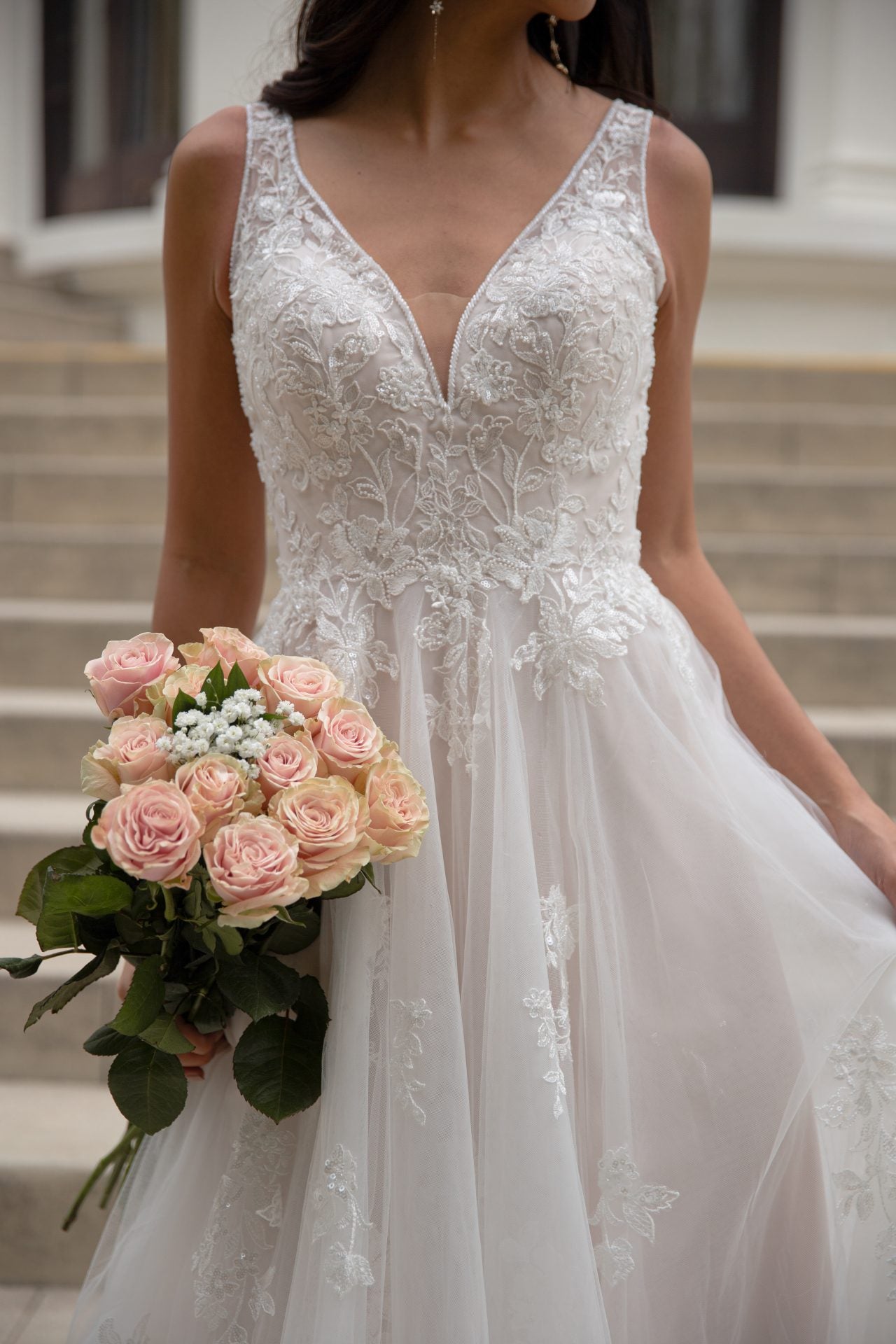 Stella York Coraline Wedding Dress – Elegant Lace Bridal Gown for Church, Beach & Destination Weddings