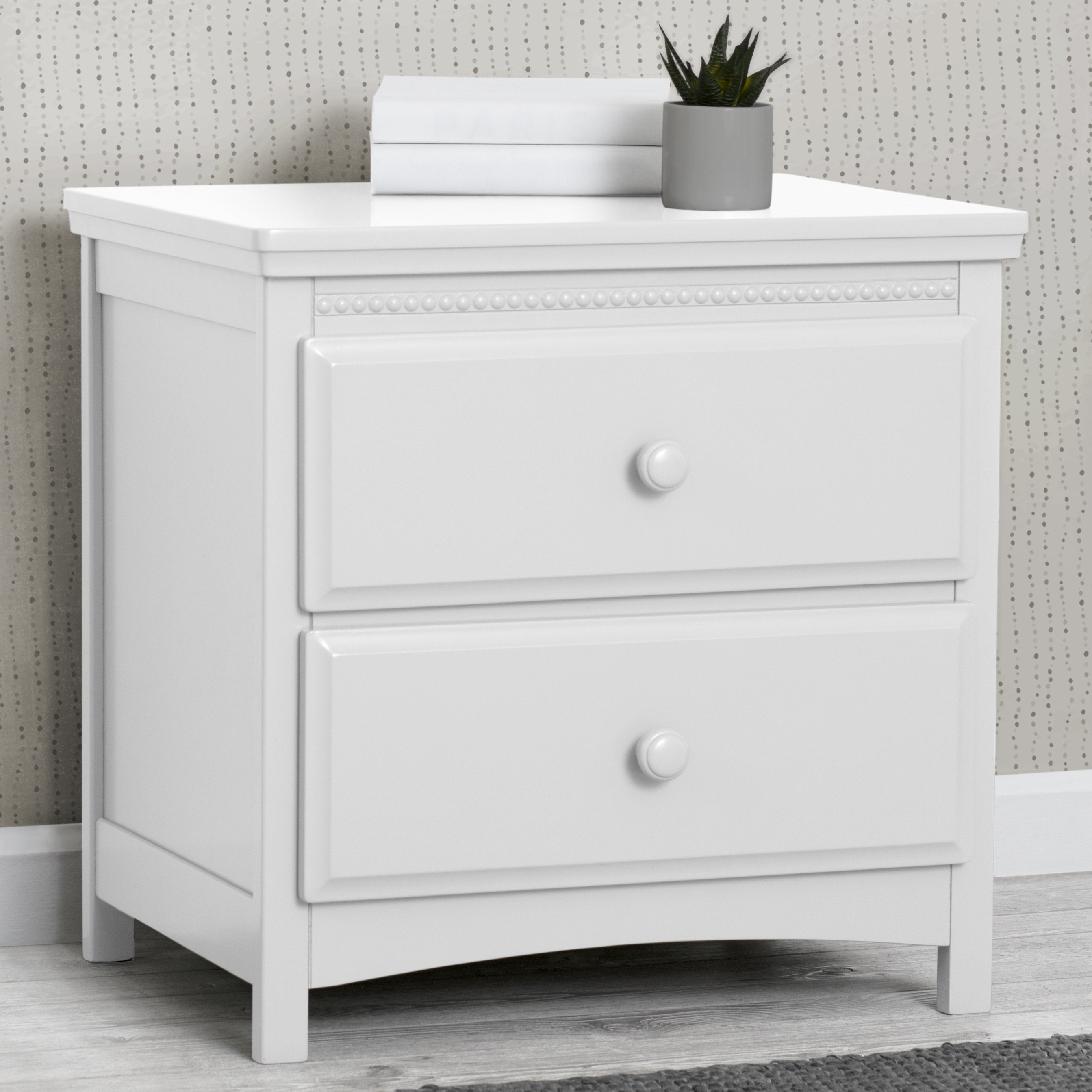 Emerson Nightstand - Modern Bedside Table with Storage Drawer, Wooden Night Stand for Bedroom - Perfect for Small Spaces, Apartments & Guest Rooms