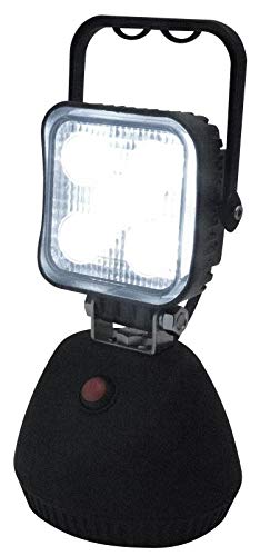 Gladiator New Ecco Worklamp - 5 LED Lights, Rechargeable Square Work Light with Charger (EW2461CA-NA/EW2461CR-NA) - Perfect for Construction, Garage, and Outdoor Work