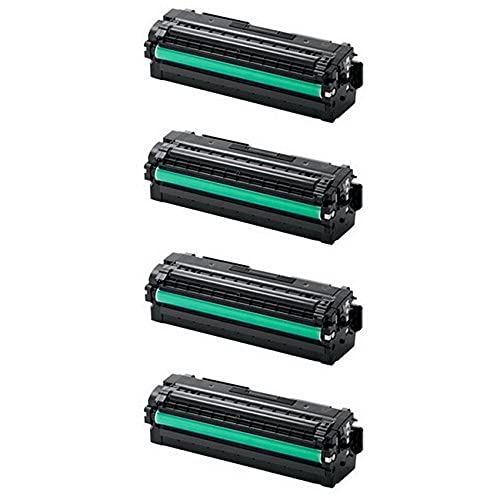 Samsung ProXpress C2620DW/C2670FW/C2680FX Compatible Toner Cartridge Combo Pack (Black, Cyan, Magenta, Yellow) - CLT-K505L & CLT-P505A Replacement for High-Quality Printing | Ideal for Office, Home & Business Use