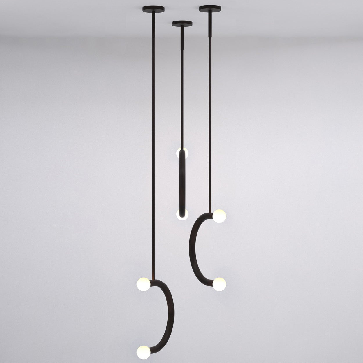 Modern Crystal Pendant Lamp - Elegant Glass Ceiling Light Fixture for Dining Room, Kitchen Island & Bedroom Decor | Dimmable LED Chandelier Lighting