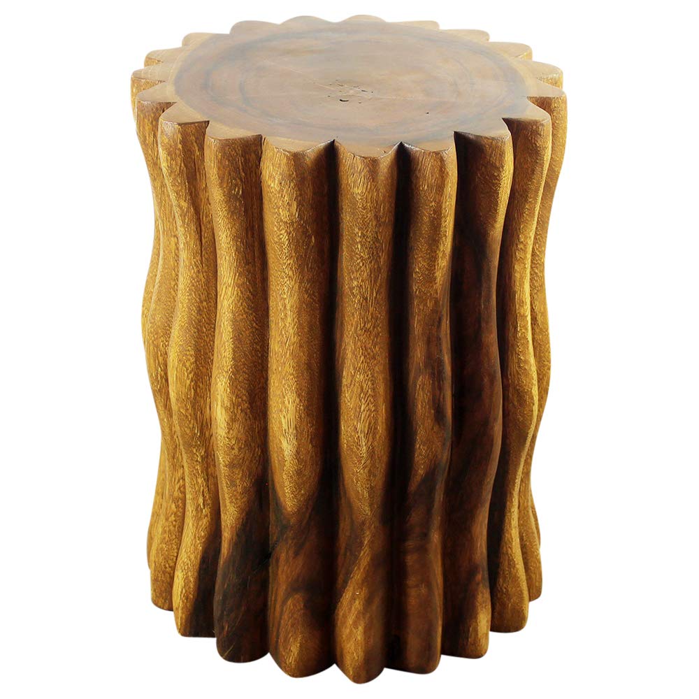 Haussmann® Wood Stump End Table - Natural Mangrove Root Side Table 15