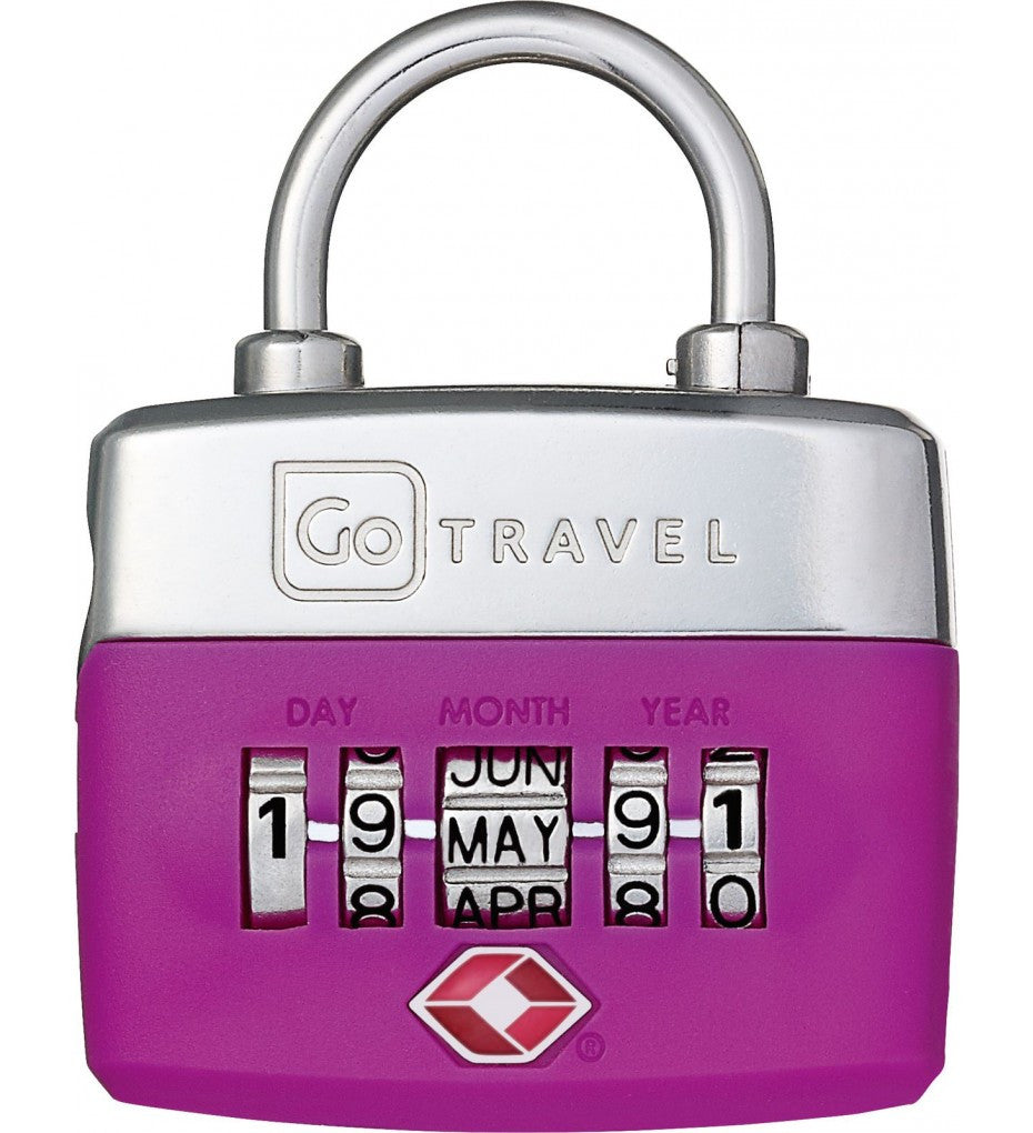 Go Travel Birthday Lock - Secure Luggage Lock for Travel, Suitcases & Backpacks - Ideal for Airports, Hotels & Gyms - TSA Approved Combination Lock