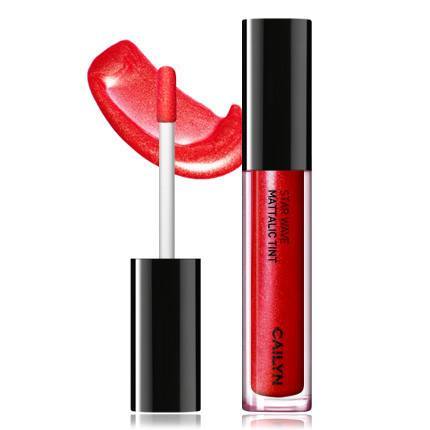 Cailyn Cosmetics Star Wave Metallic Lip Tint - Long Lasting Matte Liquid Lipstick with Shimmer Finish | Perfect for Parties, Date Nights & Special Occasions