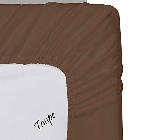 Luxury 6-Piece King Size Bed Sheet Set - 100% Egyptian Cotton, Hotel Quality (1 Flat Sheet, 1 Fitted Sheet with 13