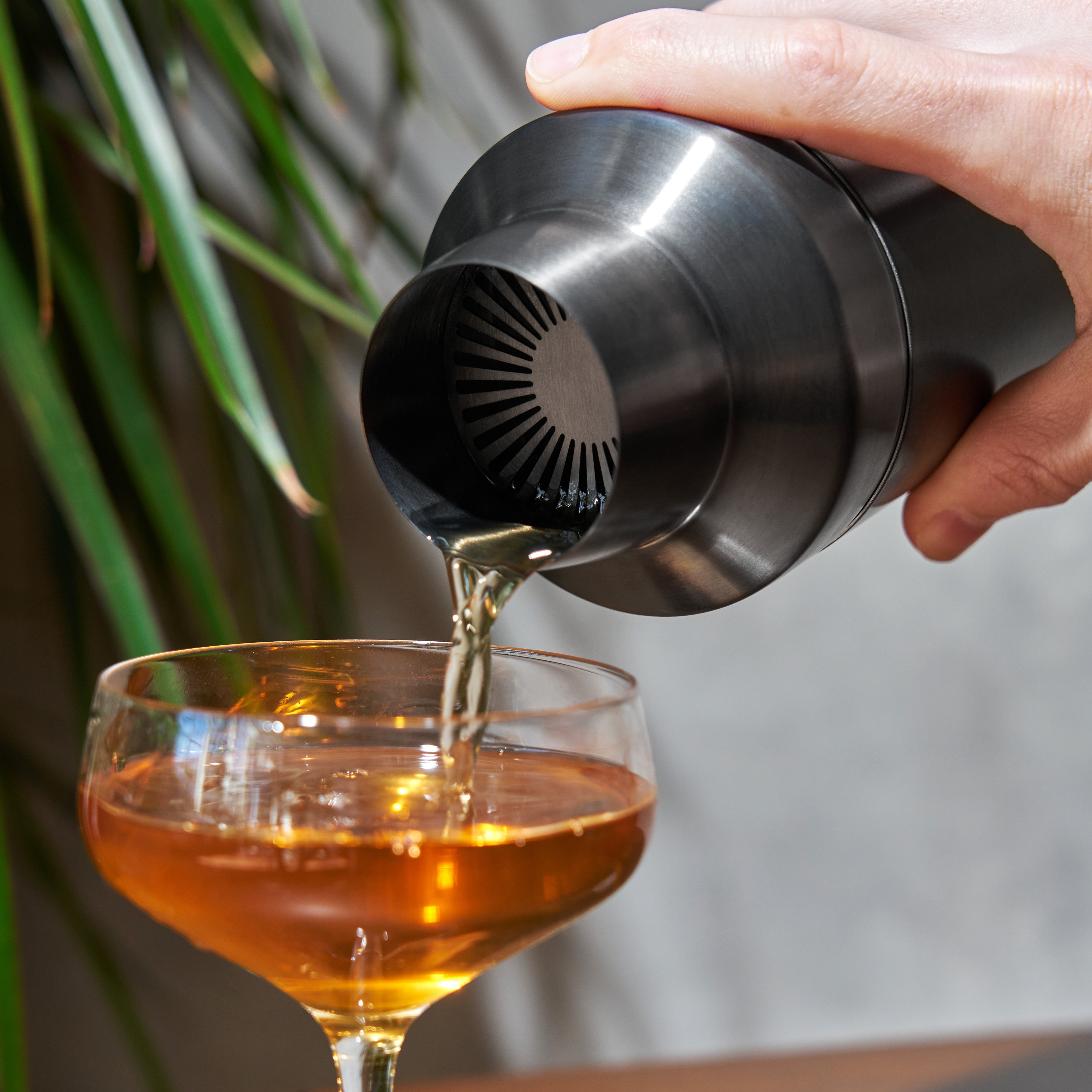 Premium Titanium Cocktail Shaker Set - Bar Quality Mixing Tools for Home & Professional Bartenders - Perfect for Margaritas, Martinis & Cocktail Parties