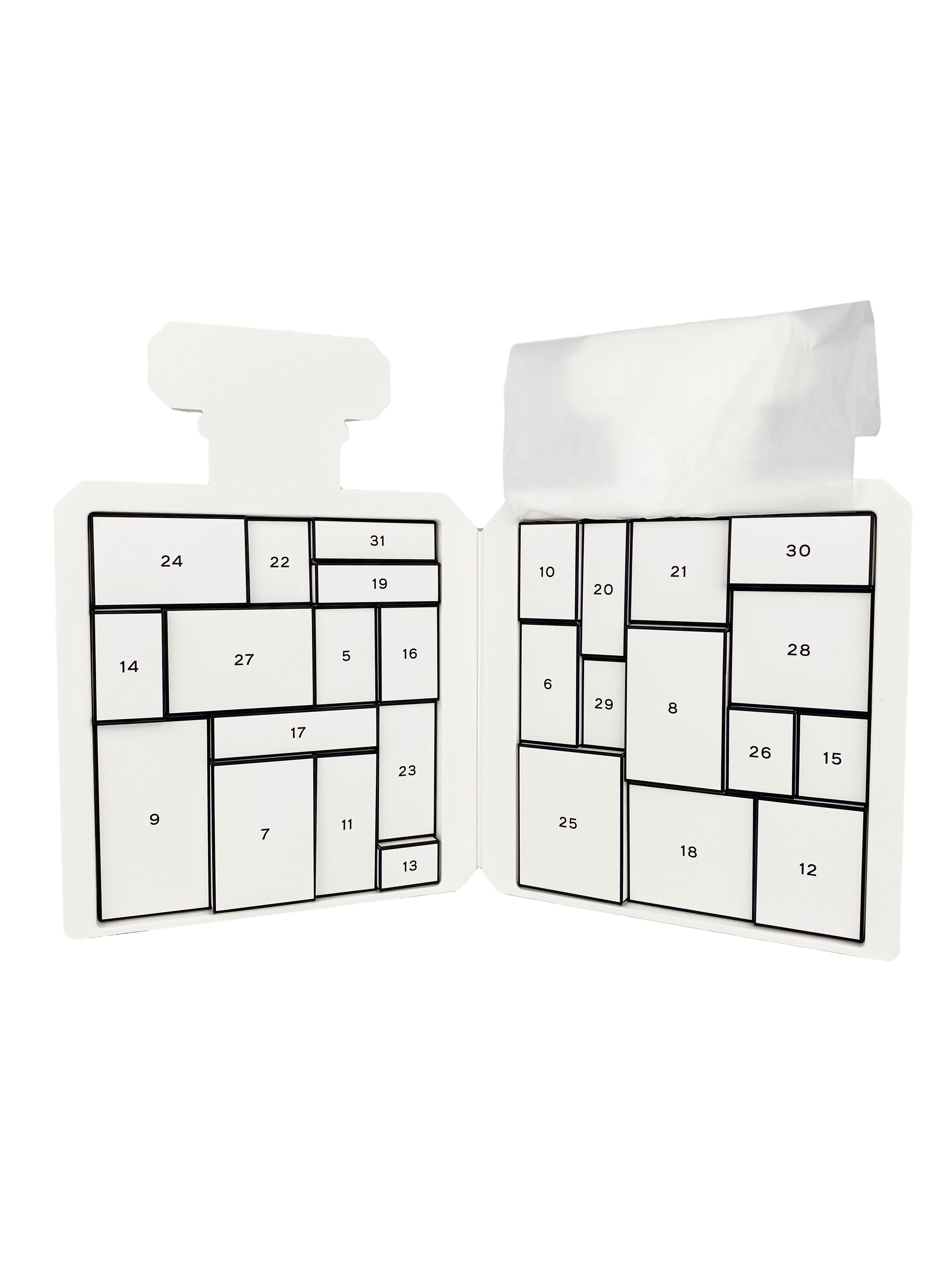 Chanel 2021 Luxury Advent Calendar - 24 Days Premium Beauty & Skincare Gift Set for Christmas Countdown, Holiday Makeup Collection for Women