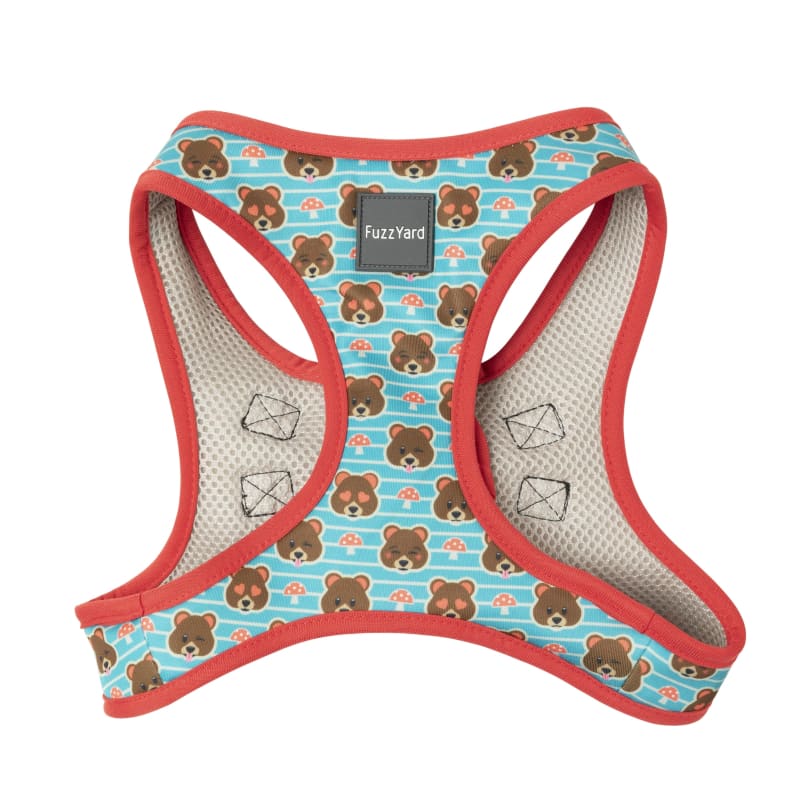 Fuzzyard Fuzz Bear Dog Step In Harness - Adjustable Soft Pet Harness for Small Medium Large Dogs (6 Sizes) - Perfect for Walking, Training & Outdoor Adventures