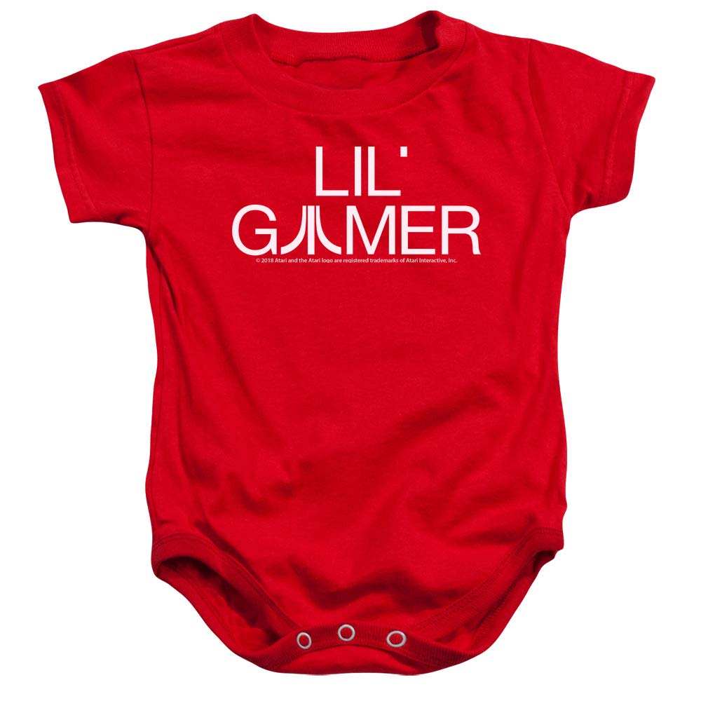 Atari Lil Gamer Infant Baby Onesie Snapsuit - Cute Retro Gaming Outfit for Boys & Girls - Perfect for Playtime, Photo Shoots & Gamer Parents