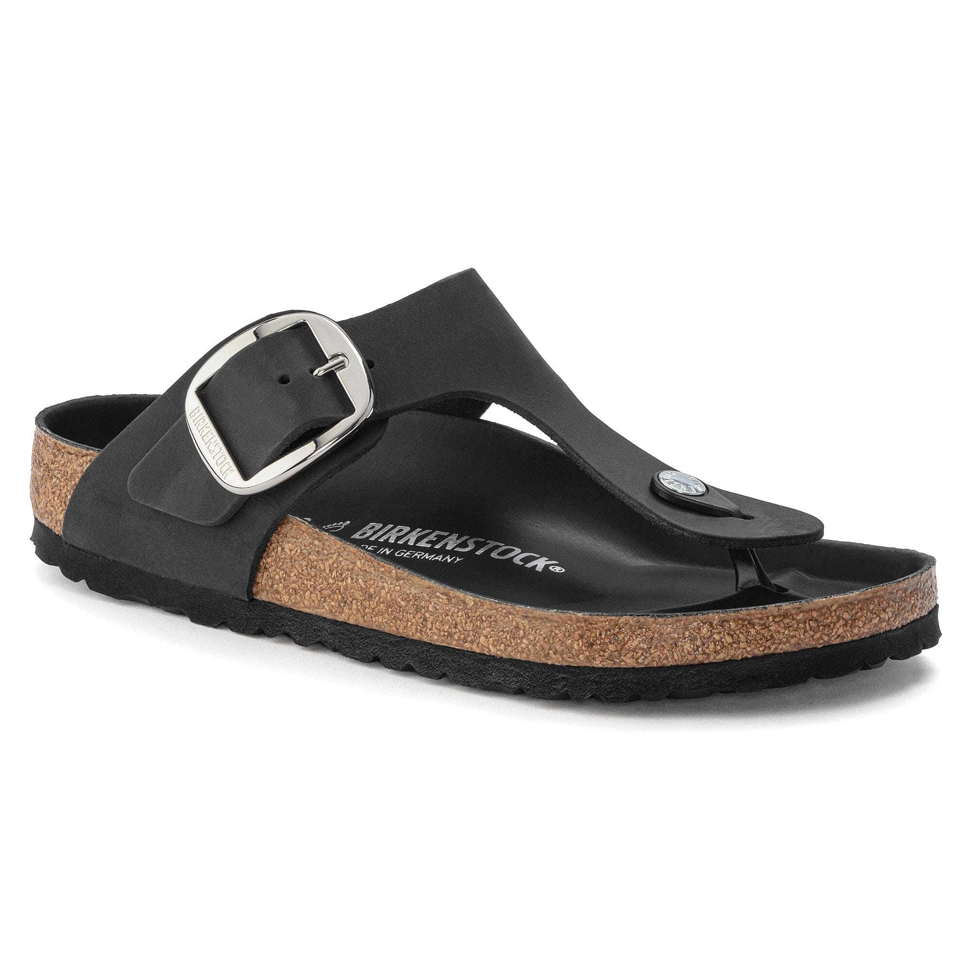 BIRKENSTOCK GIZEH Big Buckle Sandals for Women - Soft Nubuck Leather Comfort Footbed - Perfect for Summer, Beach & Casual Wear