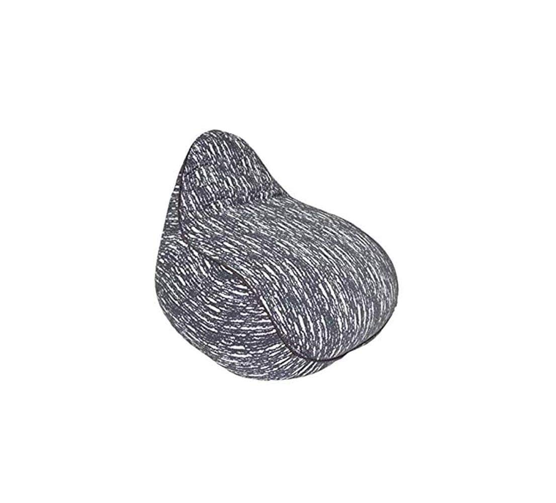 Yogibo Luxe Bean Bag Chair for Adults & Teens – Personal Size, Single Gaming & Lounge Chair with Washable Premium Cover, Gray – Perfect for Living Rooms, Bedrooms & Game Rooms
