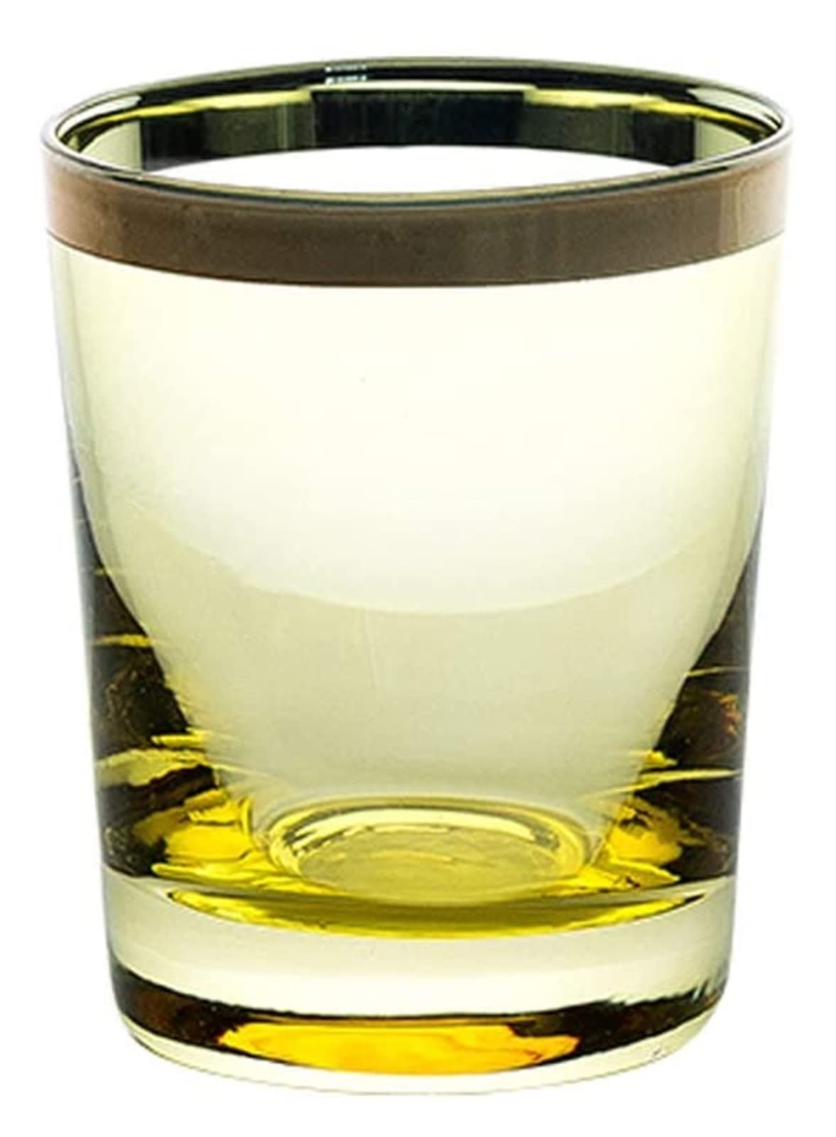 Premium 19oz Whiskey Champagne Glasses - Reusable Drinking Tumblers with Gold, Yellow, Pink, Green Outline - Ideal for Beer, Wine & Cocktails - Perfect for Parties, Weddings & Home Bar Use