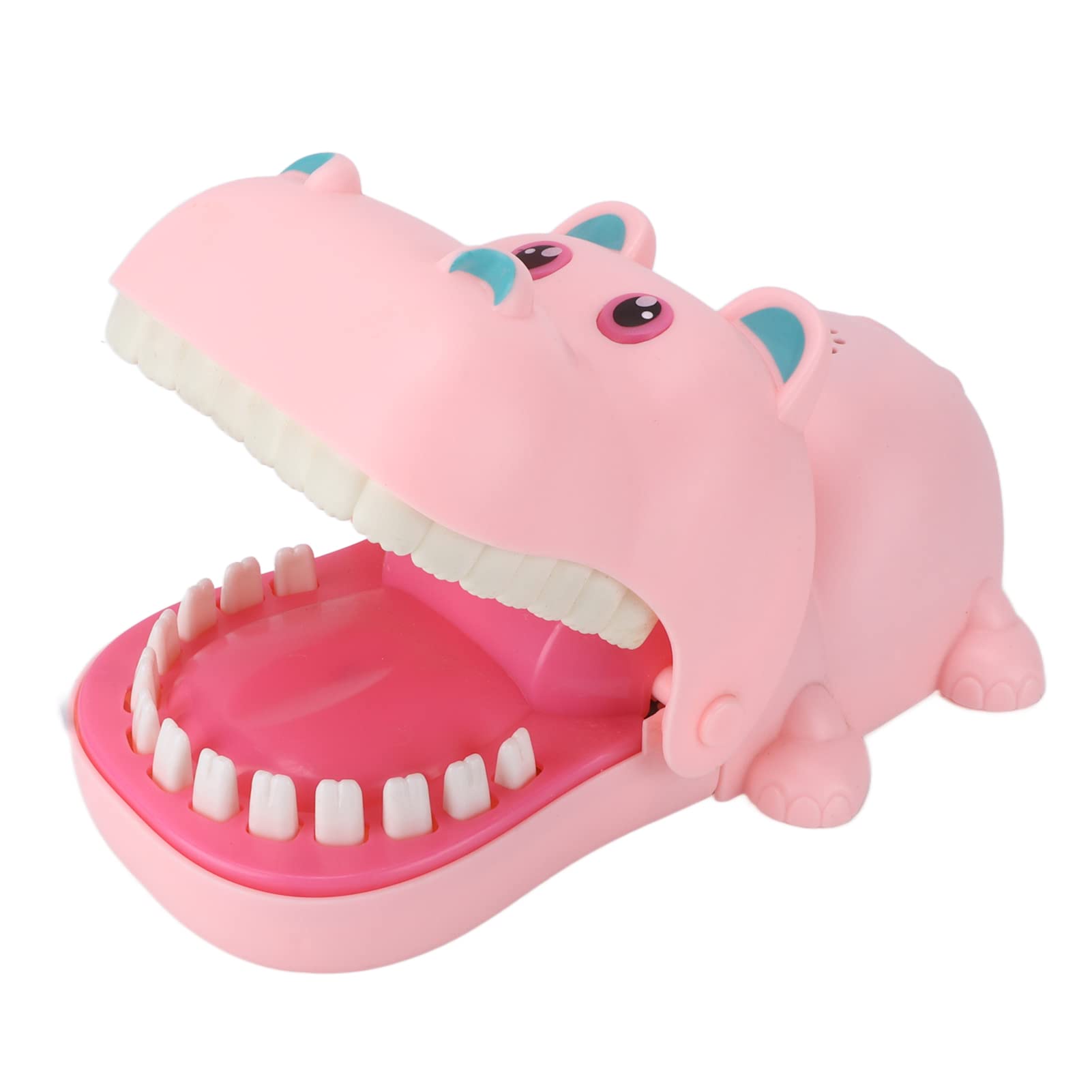 VGEBY Bite Finger Toy - Crocodile Teeth Game with LED Light & Sound Effects - Funny Prank Toy for Kids Birthday Party & Outdoor Play - Pink Children's Interactive Toy for Family Game Night & Playdates