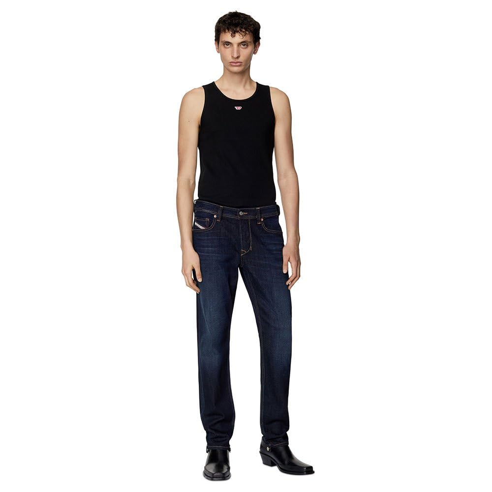 Diesel Men's Larkee-beex Slim Fit Stretch Denim Jeans - Comfortable & Stylish for Casual Wear, Work, and Night Out