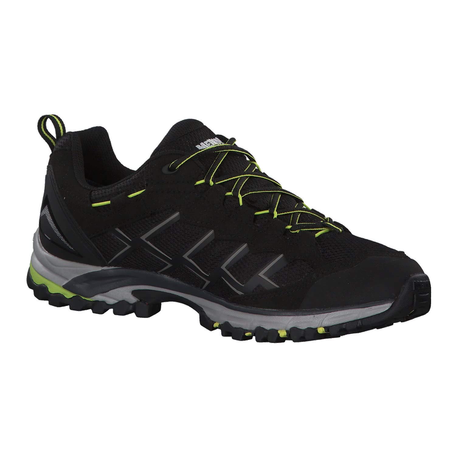 Meindl Men's Caribe Hiking Boots - Lightweight & Durable for Outdoor Adventures, Lemon Black, Size 38.5 EU - Perfect for Trekking, Camping & Mountain Trails