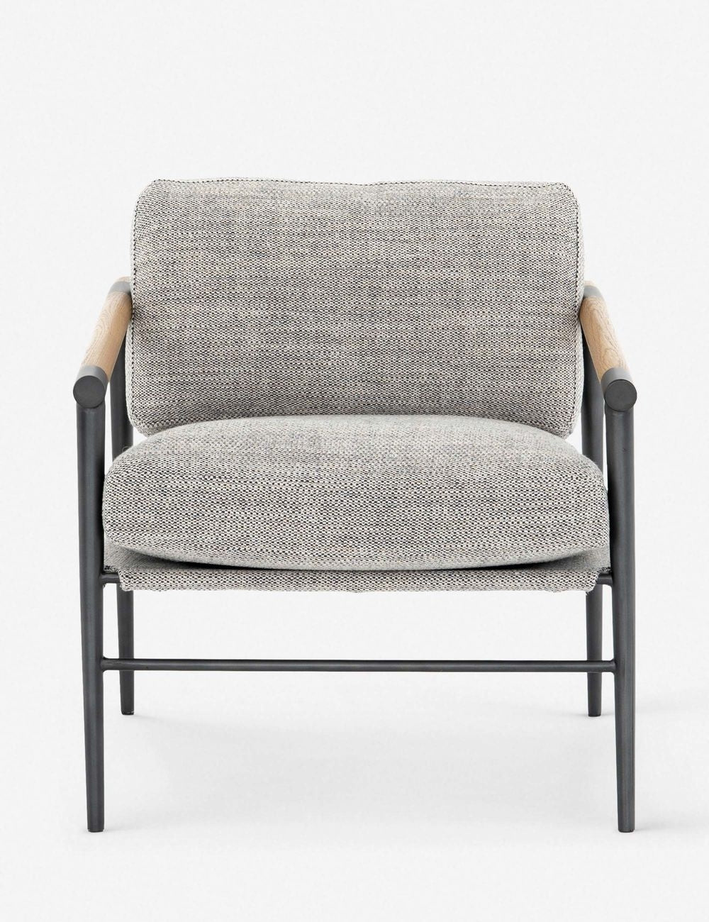 Anevy Modern Accent Chair for Living Room, Bedroom & Office - Stylish Upholstered Armchair with Wooden Legs - Perfect for Reading, Relaxing & Home Decor