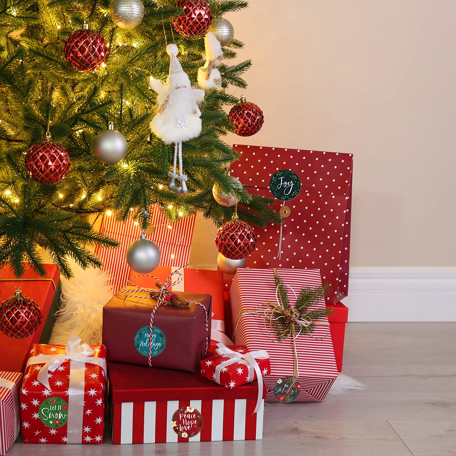 600 Pcs Christmas Envelopes Stickers - 2