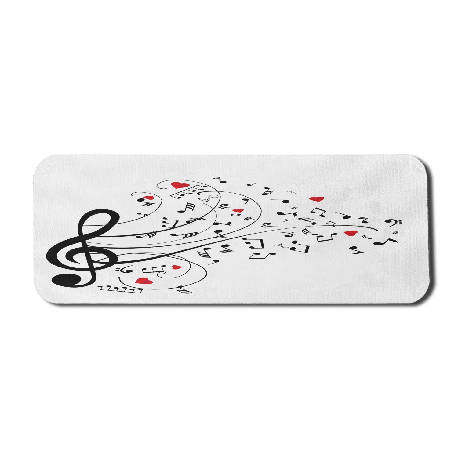 Ambesonne Music Themed Non-Slip Gaming Mouse Pad - 31