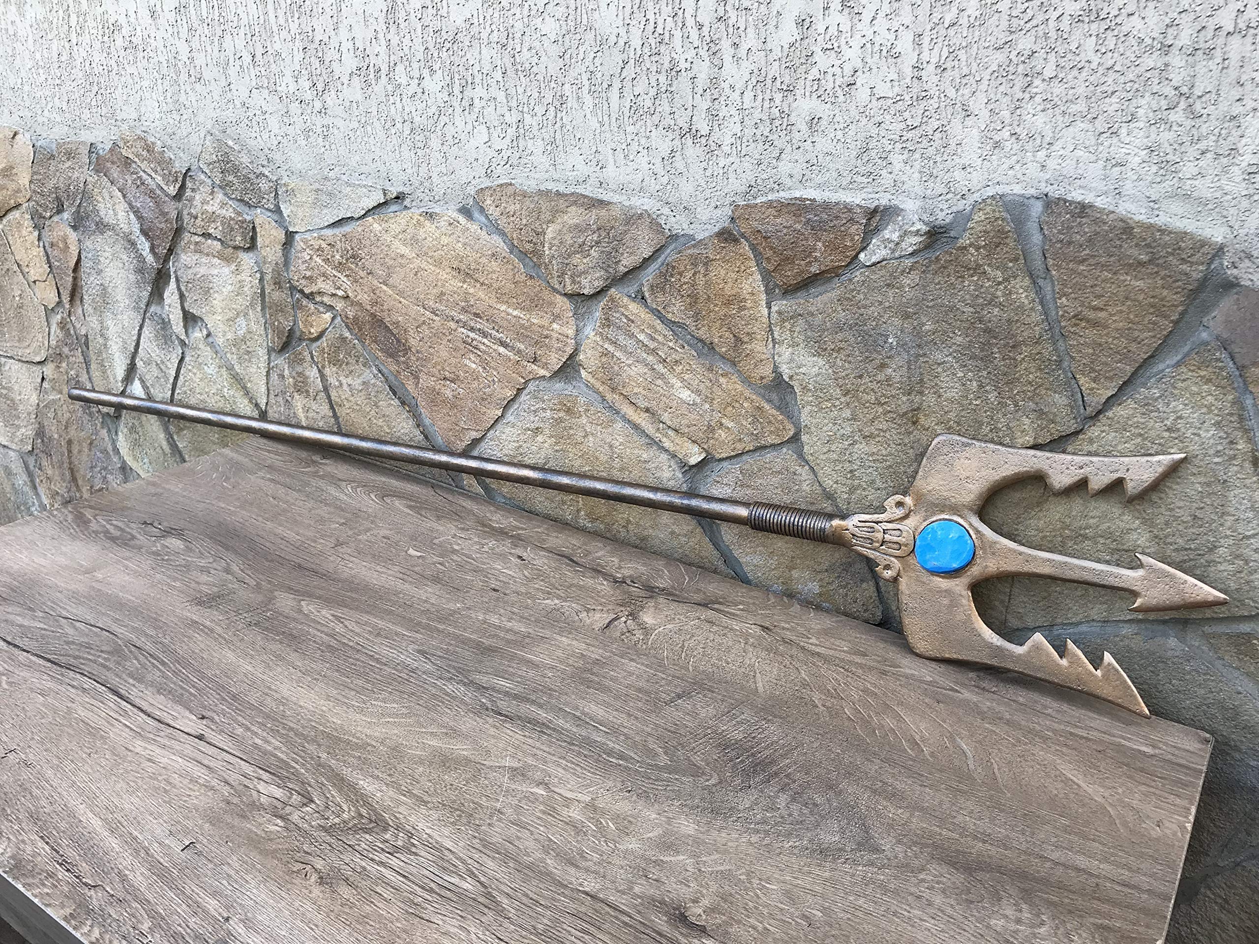Movie Replica Decorative Trident - Perfect Mermaid & Ocean Themed Gift for Gamers & Fantasy Fans | Home Decor, Cosplay Prop, Collectible
