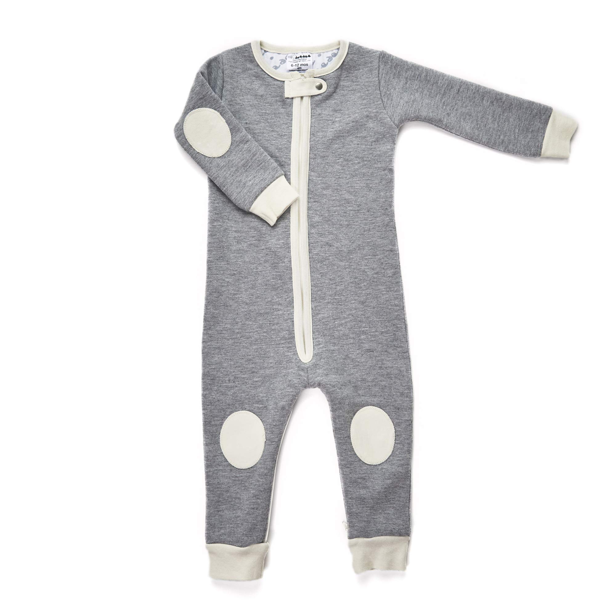 Baby Deedee Cotton Velour Romper Pajama - 3-6 Months for Cozy Sleepwear